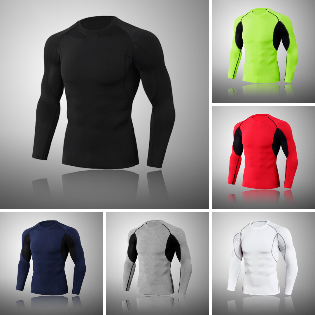 Men's Compression Training Thermal Quick Dry Underwear T-Shirt