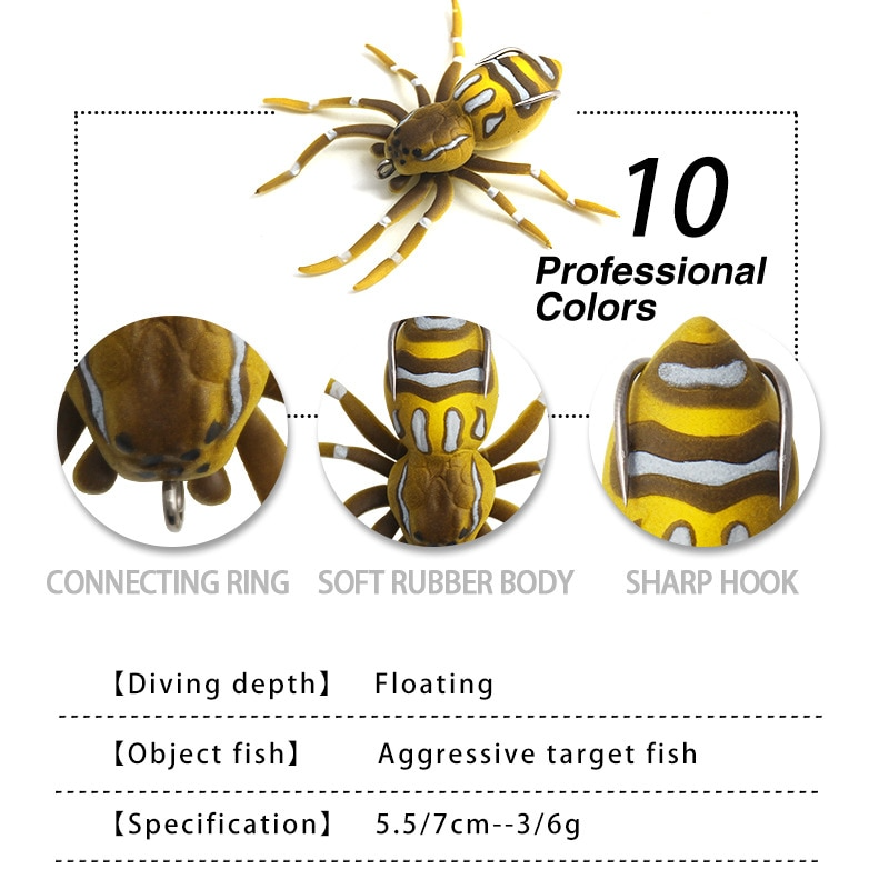 Spider Soft Fishing Lures – 365Famtools™
