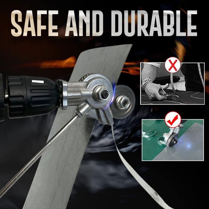 NIBBLEX UNIVERSAL - Power drill attachment nibbler shears - EdmaTools