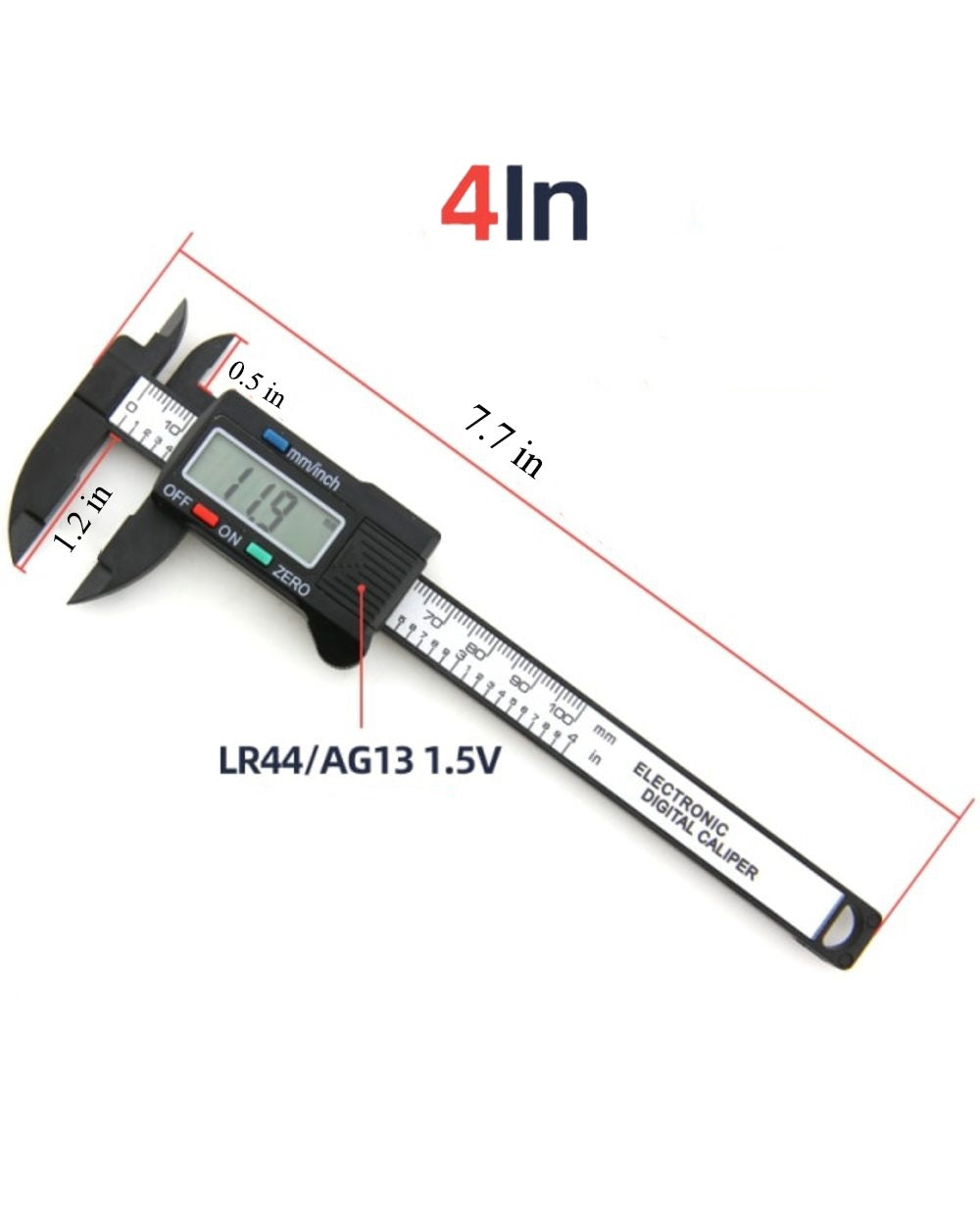 Digital Caliper With Large LCD Screen