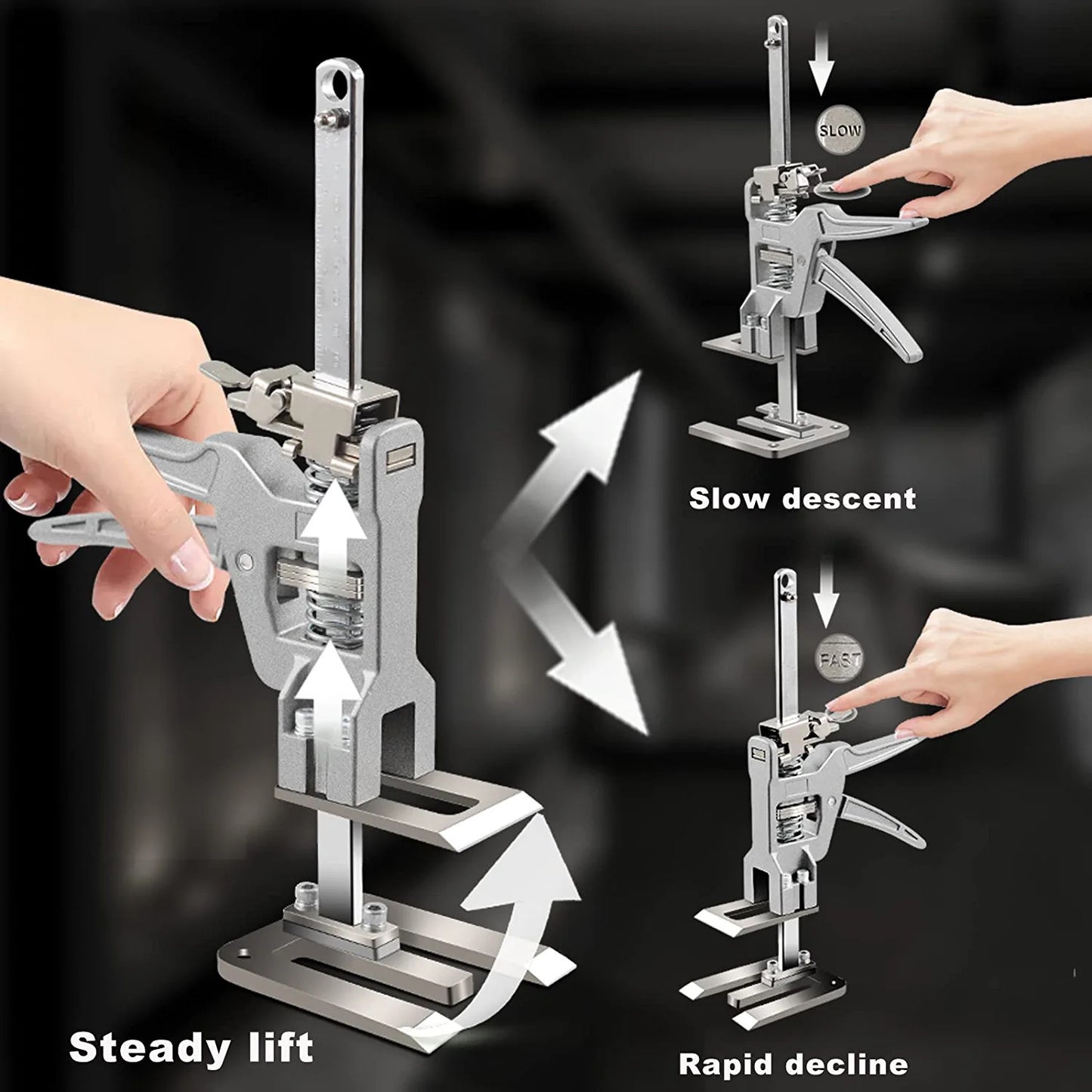 [365Famtools™ Latest Version] Labor Saving Arm Jack With Two Drop Modes